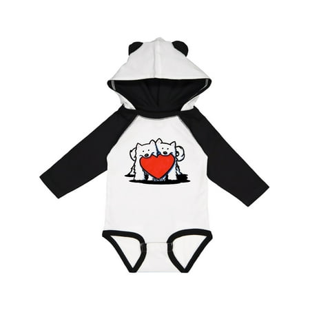 

Inktastic Sams With Heart (for darks) Gift Baby Boy or Baby Girl Long Sleeve Bodysuit
