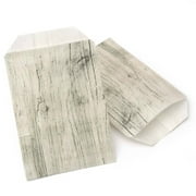 Gartner Studios Woodgrain Favor Bag, 24 Piece