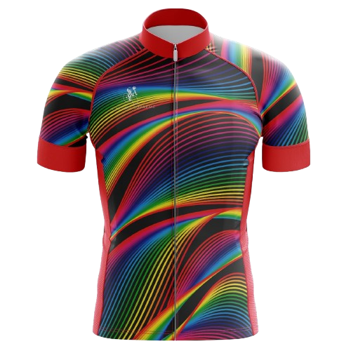 Maillot de Cyclisme pour Homme à Rayures Néon - TTP