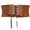 Brown, variant on Wancir Women’s Elastic Costume Waist Belt Lace-up Tied Corset Belts for Women 42.5"inch