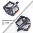 thumbnail image 3 of Mountain Bike Flat Pedals, Large Platform Nylon Non Slip Pedal for Road Bike Enhanced Control, 3 of 7