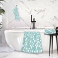 thumbnail image 6 of GZHJMY Green Leaves Soft Cotton Towel Sets 2 Piece,1 Bath Towel 1 Hand Towel Quick Dry Highly Absorbent Bath Towels Washcloths for Bathroom, Gym, Hotel, and Spa Bathroom Towels, 6 of 7
