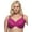 Wild Aster / Iris Rose, variant on Felina | Jessamine Unlined Side Smoothing Minimizer Bra | 32C - 44H | Back & Side Smoothing Lace (Black, 32C)