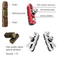 thumbnail image 4 of Soidarity 1 par de pastillas de freno, accesorios de ciclismo, pieza de bicicleta para reemplazar plata/negro Type2 NO2 Soidarity OD020648-10, 4 of 6