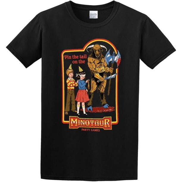 Men's Pin The Tail On The Minotaur Men's T Shirt Fashion Casual Cool Tee