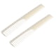 thumbnail image 1 of 2 PCS Peines de resina blanca para corte de cabello de finos y anchos, Peinados de peluquería con para mujeres Hombres de cabello, 1 of 8