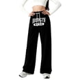 thumbnail image 2 of Girls Pants Summer Casual Pant Letter Print Wide Leg Pants Loose Trousers for Youth Children Fashion, 2 of 5