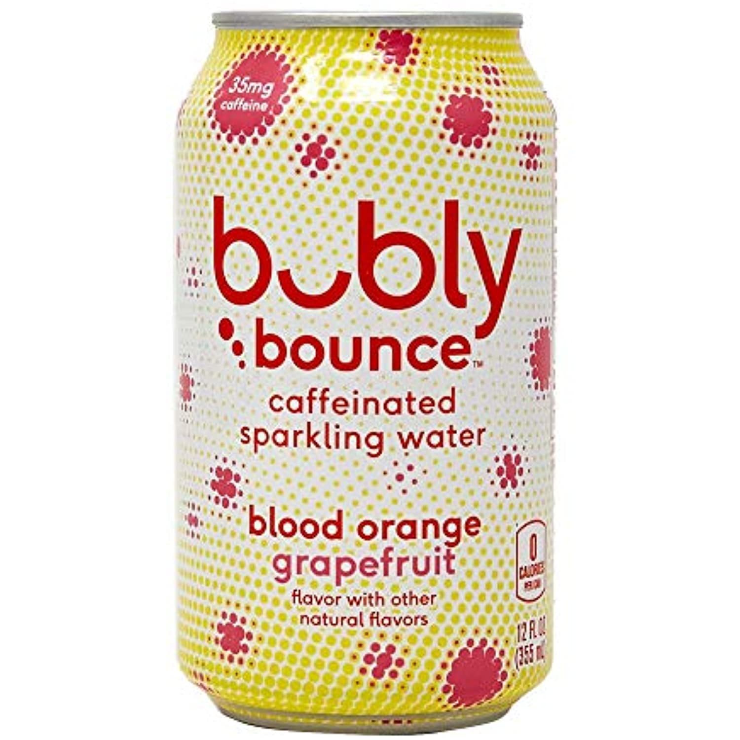 Bubly Bounce Blood Orange Grapefruit 12Oz Can, 12 Fl Oz