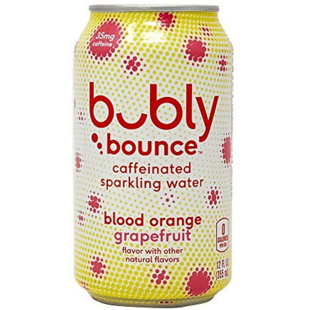 Bubly Bounce Blood Orange Grapefruit 12Oz Can, 12 Fl Oz