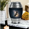 thumbnail image 7 of SABURIAL Eagle Urn - Mini Cremation Urns For Human Ashes Adult Female Mom - Keepsake Burial Urns - Memorial Urn - Combo Of 10 Inch & 3 Inch, 7 of 7