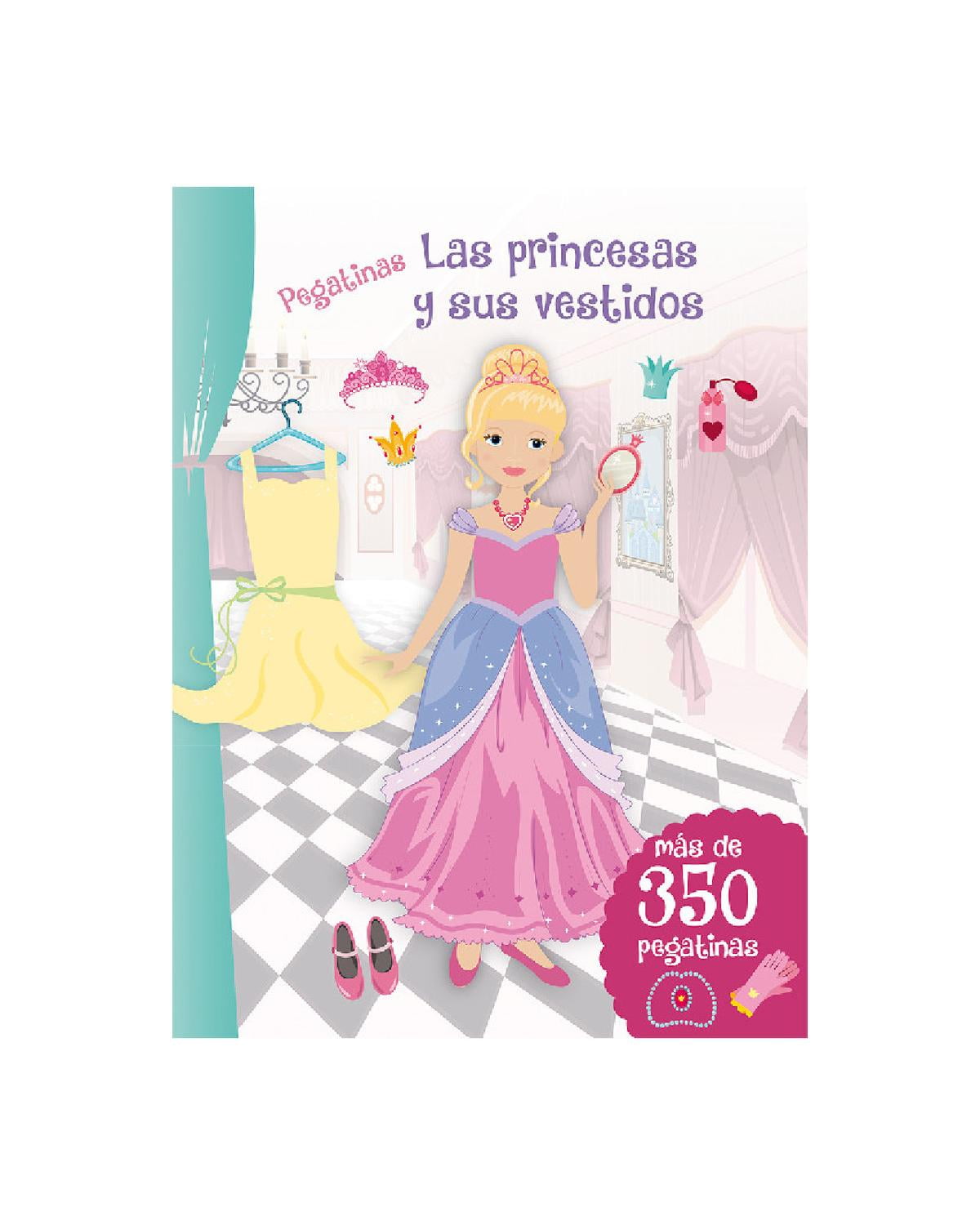 Cuaderno De Actividades De Vestir Para Niñas, Libro De Pegatinas De Princesa Con Maquillaje Y Diseño, Incluye 6 Hojas De Pegatinas Y Lápiz