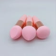 thumbnail image 4 of LLQkigsxse Face Scrub Brush 3pcs Cut Stick Powder Puff Stick Powder Puff with Handle Make Up Egg Sponge Powder Puff Make Up Tool, 4 of 4