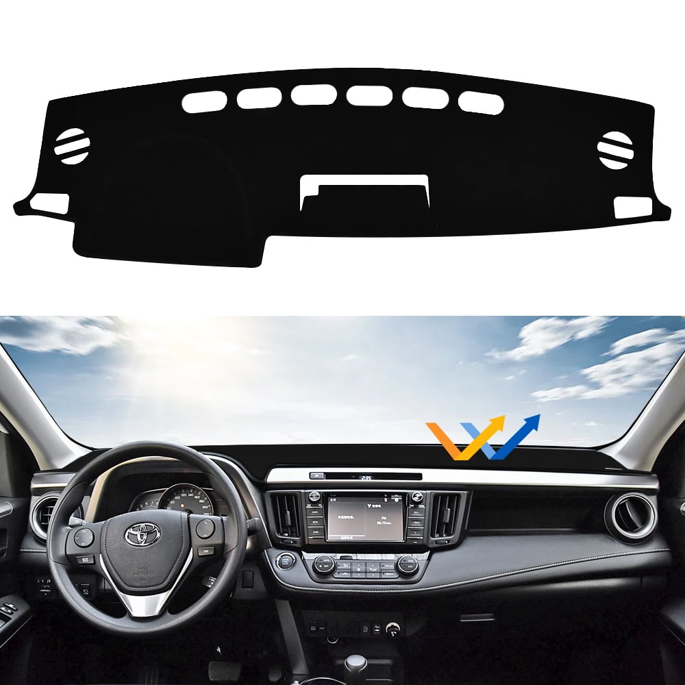 JJMY Dash Cover Anti Slip Dashboard Mat Protector Sun Shade For Toyota RAV4 2013-2018