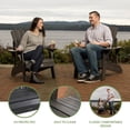 thumbnail image 5 of Lifetime Outdoor Polystyrene Adirondack Chair, Black (60284), 5 of 29