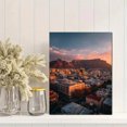 thumbnail image 2 of Cape Town Table Mountain Sunset Canvas Print Wall Art for Living Room Bedroom Office Home Hotel Cafe Decor, 2 of 8