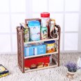 thumbnail image 3 of ELAYARD 3-Tier Plastic Kitchen Storage Rack, Moisture-Resistant Organizer Shelf for Pantry, Cabinet, and Home Storage, 1-Pack, 3 of 6
