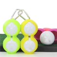 thumbnail image 3 of Naiovety Nuevo juego de pelotas de silicona para golf, 2 piezas, accesorios de golf, cubierta protectora de silicona para golf Golf Numero 3 Naiovety OD009362-03, 3 of 6