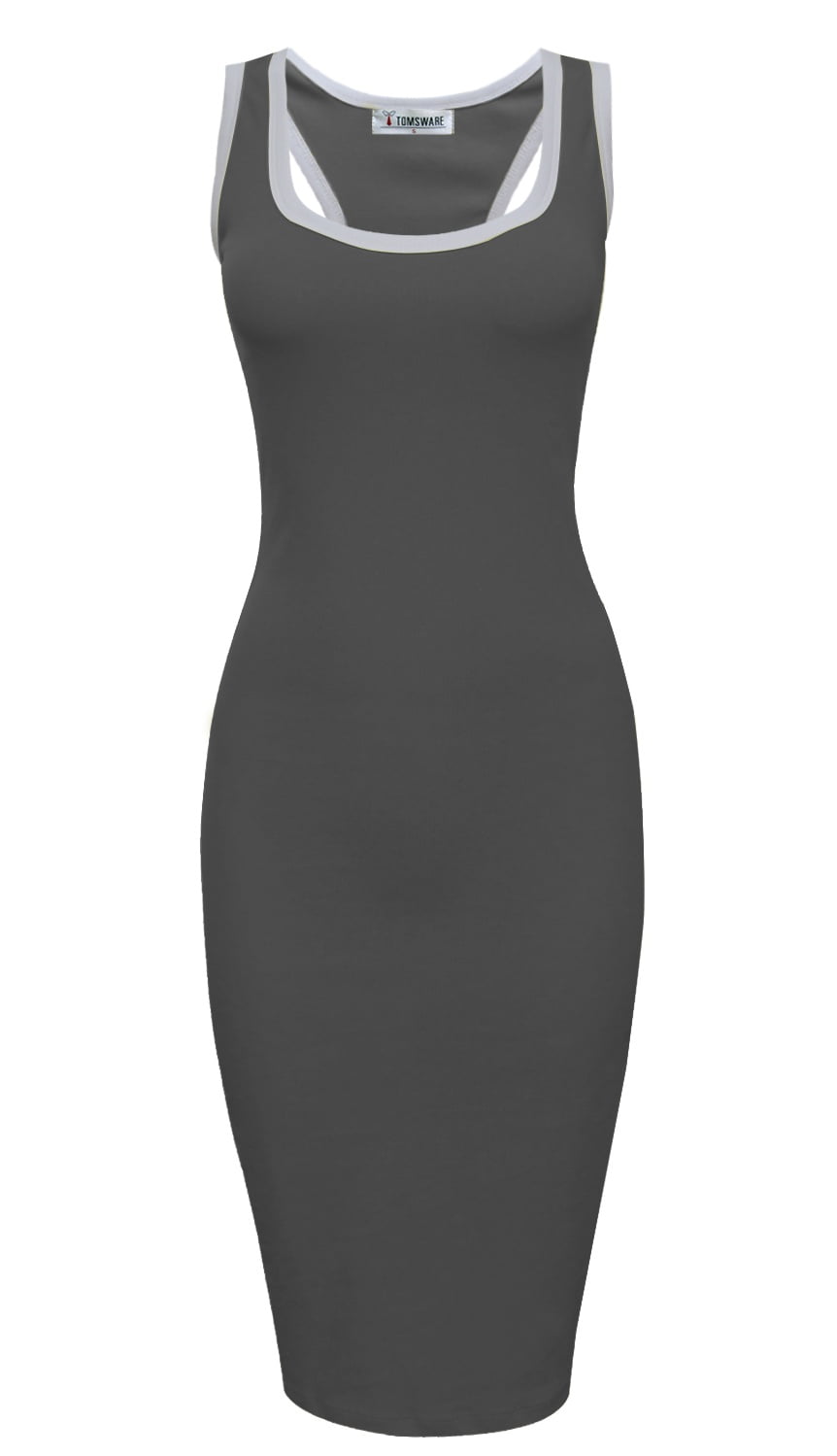 racerback tank midi dress
