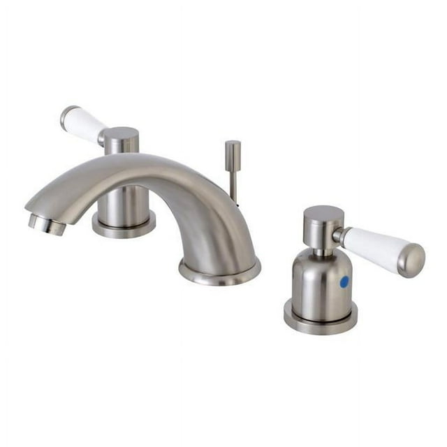 Kingston Brass KB8968DPL Robinet de Lavabo à Large Diffusion 8 Po., Nickel Brossé