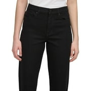 Calvin Klein Women High Rise Straight Leg Jean (US, Numeric, 10, Regular, Regular, Black Jet)