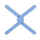 thumbnail image 1 of Bearachild Tapete resistente al calor aislamiento cruzado mantel antideslizante posavasos de cocina plegable mantel de escritorio almohadilla azul Type3 NO3 Bearachild HA059526-05, 1 of 6