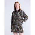 thumbnail image 3 of Free Assembly Women's and Women's Plus Cropped Jacquard Utility Jacket, Sizes XS-4X, 3 of 8