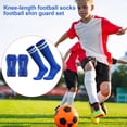 thumbnail image 3 of CUITING Protège-Tibias de Soccer pour Jeunes avec Chaussettes - Coque Rigide Résistante aux Impacts - Ajustable Léger - Coussinets de Tibias de Soccer - Équipement de Protection pour Enfants et Adolescents, 3 of 8