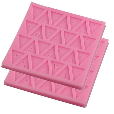 

Alphabet Flag Silicone Fondant Cake Mold English Alphabet Baking Mold