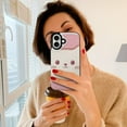 thumbnail image 5 of Compatible with iPhone 11 12 13 mini 14 15 16 Pro Max Plus Wallet Case with Card Holder, PU Leather Kickstand Card Slots Case ( Cat Bread Meme, iPhone 15 Pro), 5 of 7