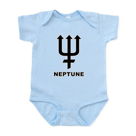 CafePress - Neptune Infant Bodysuit - Baby Light Bodysuit, Size Newborn - 24 Months