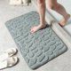 thumbnail image 5 of Wosthever Alfombrilla de baño de secado rápido, antideslizante, para ducha, , gruesa, lavable, absorbente, para baño, baño, cocina, sala de Juegos de accesorios de baño Gris 45x70cm, 5 of 6