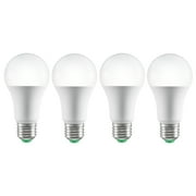 KFFKFF Smart Light Bulbs, Set of 4, 9W Colorful LED Lights, 800 Lumens, Compatible with Vera, Google Assistant, Amazon Alexa, iOS, Android for RGB Color Transformation