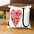 thumbnail image 4 of Hwkond Couch Throw Pillows Valentine's Day Linen Pillowcase Home Sofa Cushion Pillowcase,MulticolorC, 4 of 5