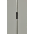 thumbnail image 2 of Cosmo LED Torchiere Floor Lamp in a Brushed Steel Finish and 5 Color Tempature settings, 2 of 3