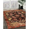 thumbnail image 2 of Ahgly Company Indoor Square Traditional Saffron Red Persian Area Rugs, 4' Square, 2 of 6