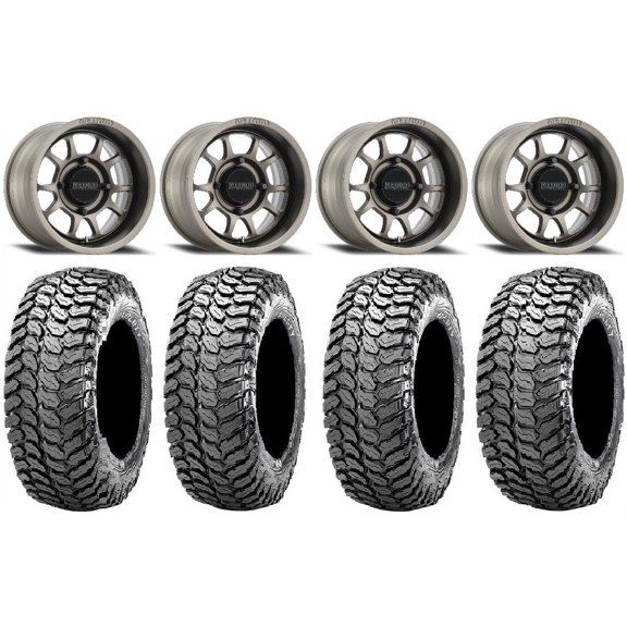 Method 409 15" Grey (5 2) Wheels 29" Liberty Tires Sportsman RZR Ranger
