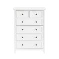thumbnail image 3 of Tcbosik 6-Drawer Dresser, Modern Chest of Drawers for Closet, Bedroom, Living Room, Space Saving, White, 3 of 9