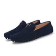 thumbnail image 3 of Men's Casual Loafers Slip On Leather Shoes Comfortable Lightweight Driving Shoes Male Moccasins Classic Penny Loafer Flats Boat Shoes Outdoor Walking Shoes, 3 of 17