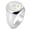 Silver, variant on Sterling Silver Nautical Heart Anchor Engraved Round Flat Top Polished Ring