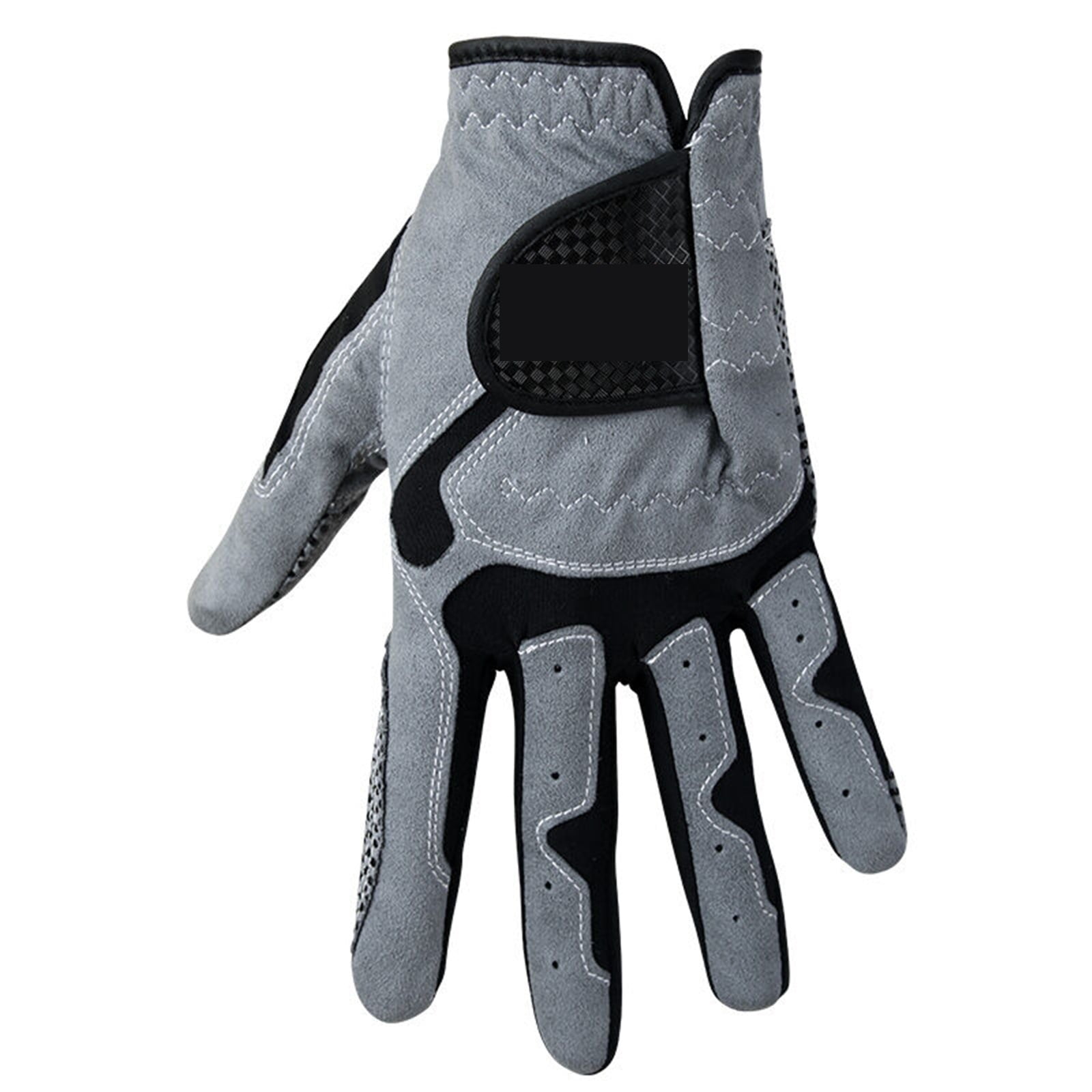 Pack 1 Pcs Men's Golf Glove Micro Fiber Soft Left /Right Golf Glove Anti-Skidding Non Slip Particles Breathable Golf Gloves ,Secure Grip