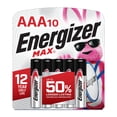 thumbnail image 1 of Pilas Alcalinas Energizer MAX AAA Paquete de 10, 1 of 9