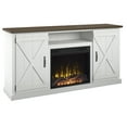 Twin Star Home TV Stand for TVs up to 70” with Electric Fireplace