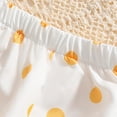 thumbnail image 4 of masbird Baby Girl Clothes Print Long Sleeve Romper Shirt Flare Pants Cute 3PC Fall Winter Outfits+Headband 0 3 6 12 18 24 Months,Yellow,12-18 M, 4 of 8