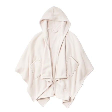 L.L.Bean Cozy Chenille Wearable Throw Cream (1000248687)