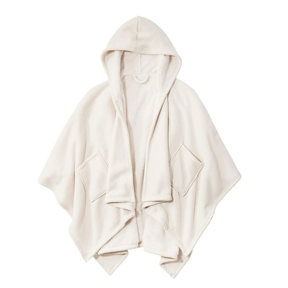 L.L.Bean Cozy Chenille Wearable Throw Cream (1000248687)