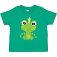 thumbnail image 3 of Inktastic Cute Frog, Green Frog, Frog Prince, Crown Boys or Girls Toddler T-Shirt, 3 of 5