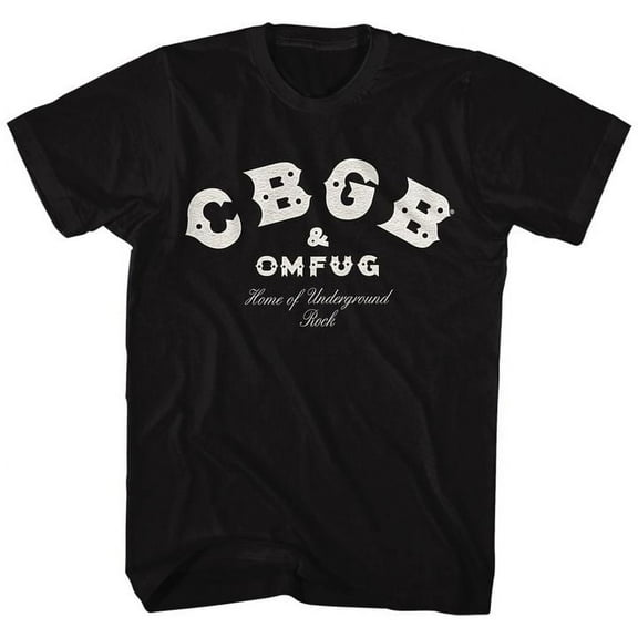 CBGB Logo Black Adult T-Shirt 5Xl