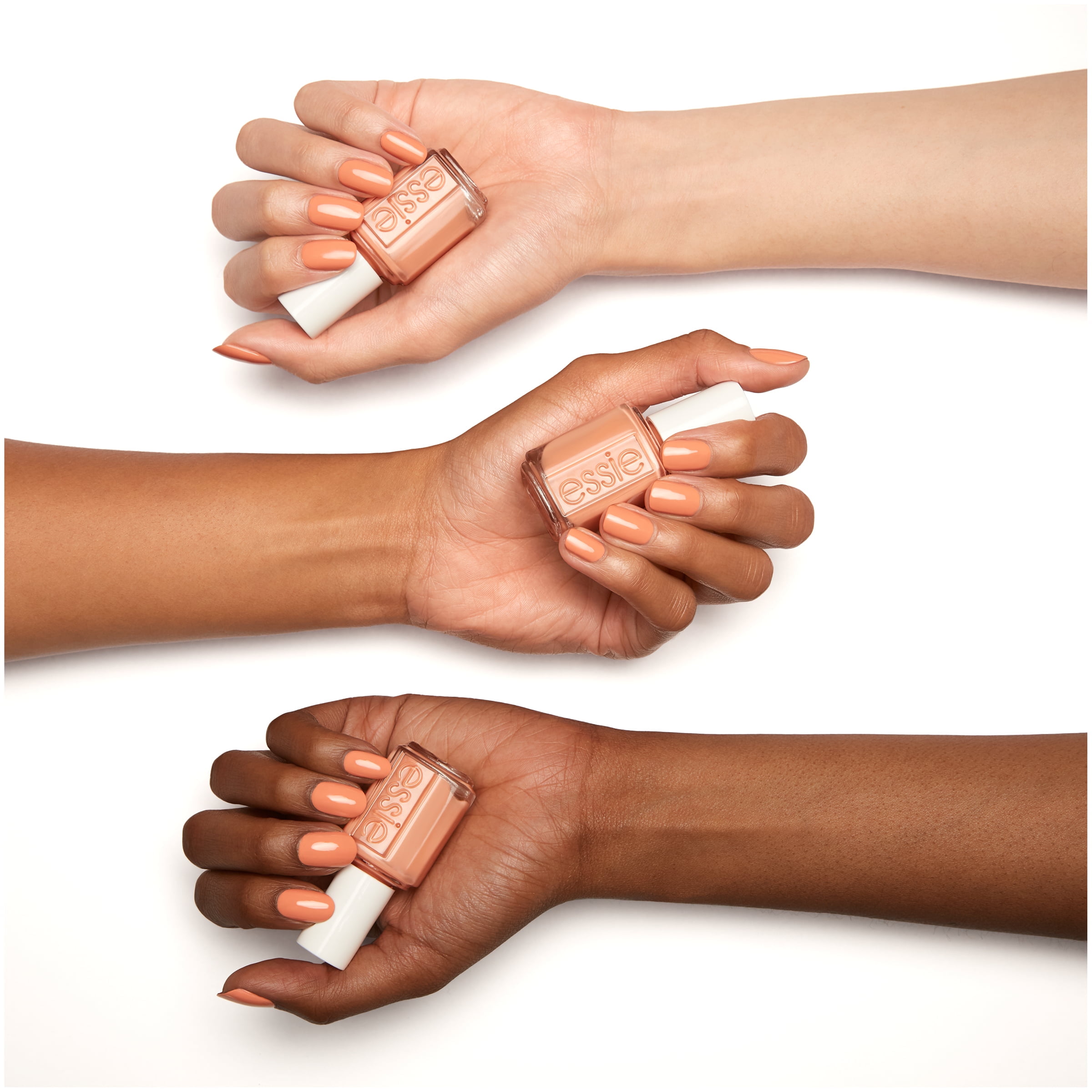 essie Salon Quality 8 Free Vegan Nail Polish, Set in Sandstone, 0.46 fl oz Bottle