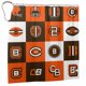 thumbnail image 2 of Cle_Browns Cortina de ducha impermeable de secado rápido para baño, cortina de ducha con ganchos, decoración de fútbol americano, juego de cortinas de ducha para baño, plancha de 72 x 72 pulgadas, 2 of 8