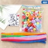 SHIYAO Crafting Kit 500 Pieces, Including Pipe Cleaners, Pompoms Various Sizes and Colours - Great for Childrens and Adults Crafts, DIY Art Creative Crafts Decorations